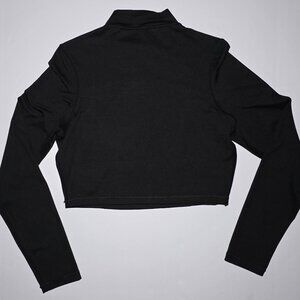 Zoozatz Womens Iowa State Cyclones Black 1/2 Zippered Pullover Sizes Large